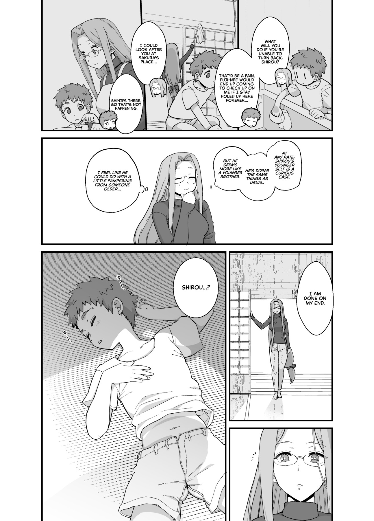 Hentai Manga Comic-Staying Home With Rider-san-Read-6